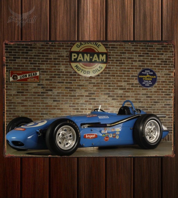 Металлическая табличка Watson-Offenhauser Indy Roadster Металлическая табличка Watson-Offenhauser Indy Roadster